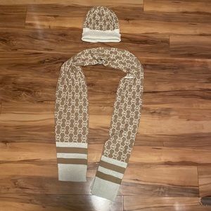 NWOT Michael Kors Scarf & Matching Beanie!